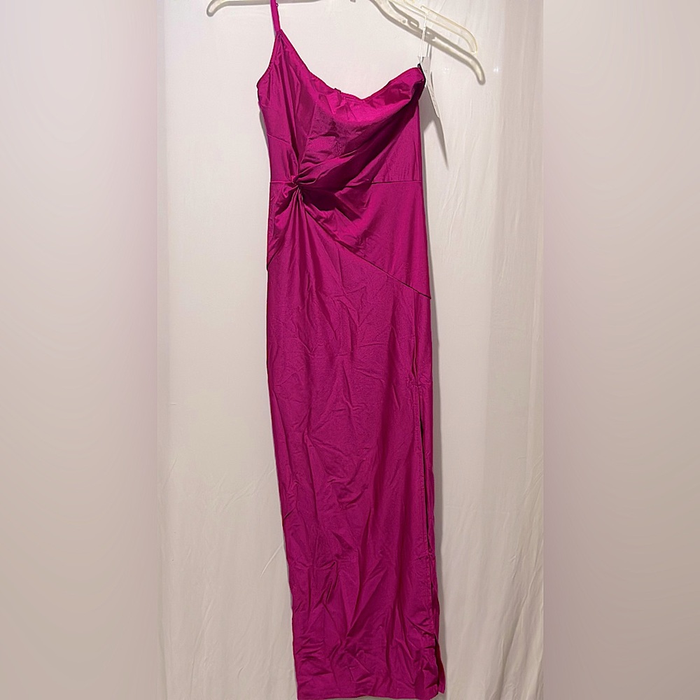 JLCNCUE Women Spaghetti Strap One Shoulder Bodycon Maxi Dress - Size M
